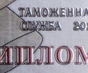 Диплом для таможенной выстивки